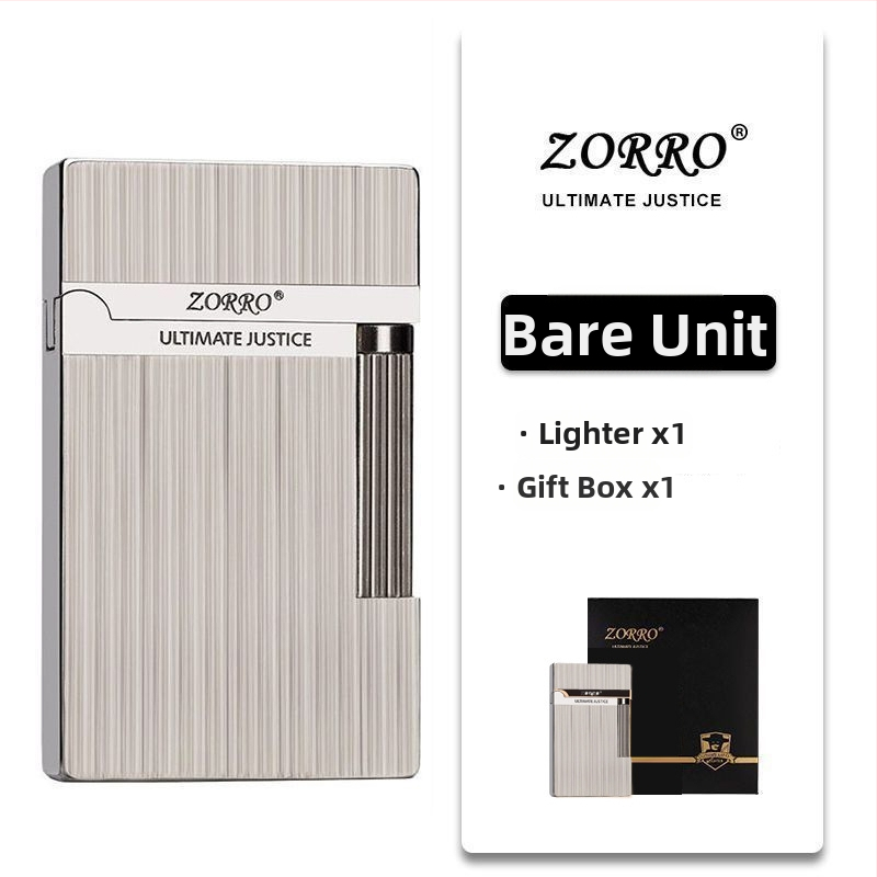 Metāla kerosēna aizdedzinātājs ar sānu slīdēšanas dizainu; atkārtoti lietojams; nav vēja izturīgs; logotipa drukāšana pieejama.