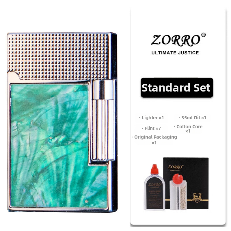 Metāla kerosēna aizdedzinātājs ar sānu slīdēšanas dizainu; atkārtoti lietojams; nav vēja izturīgs; logotipa drukāšana pieejama.