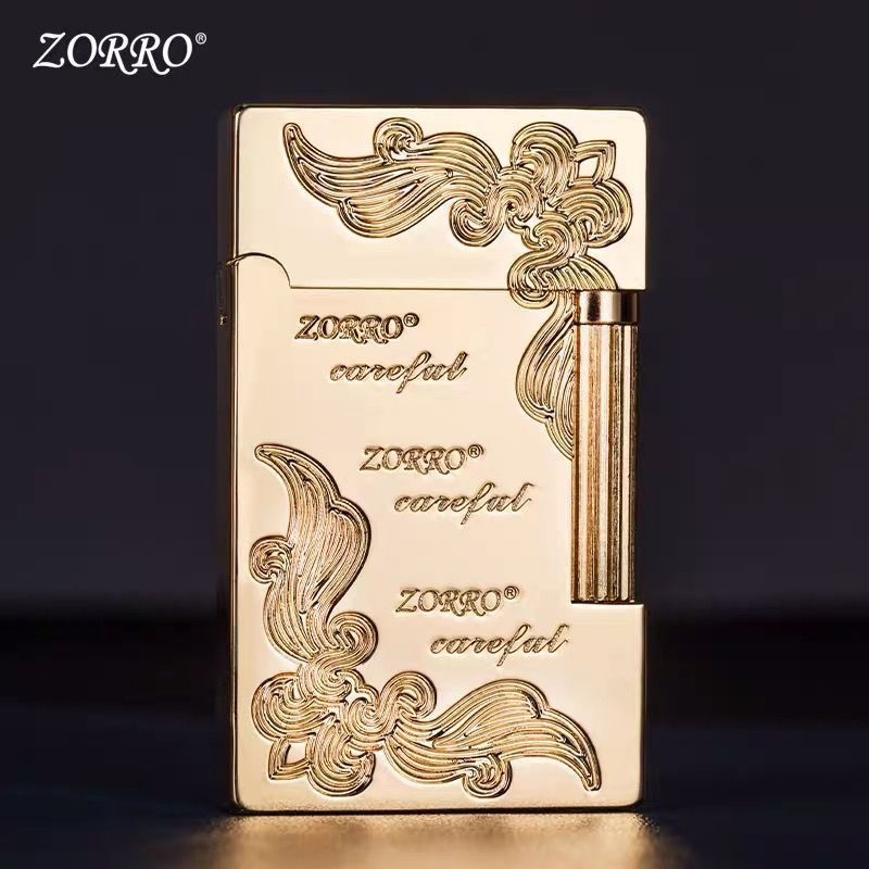 Metāla kerosēna aizdedzinātājs ar sānu slīdēšanas dizainu; atkārtoti lietojams; nav vēja izturīgs; logotipa drukāšana pieejama.