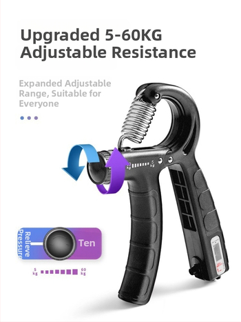 Trener de forță pentru prindere, corp ABS, model reglabil de numărător și model cu spumă pentru antrenament cuprinzător