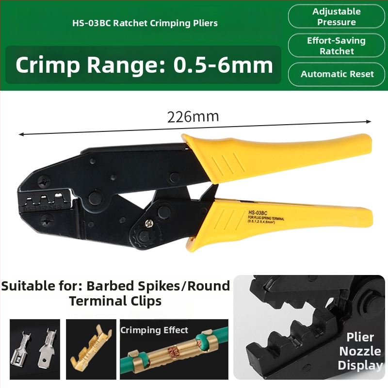 Crimp termināla savienotājs – auksti presēts, vara vads, starpposma butt/paralēlais savienojums, žoga tipa interfeiss (454A/B/C/T)