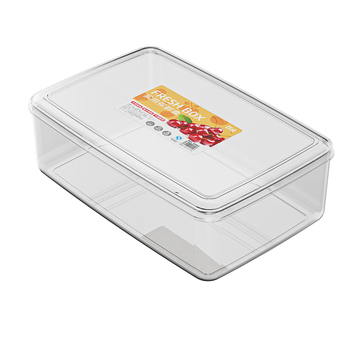 Šaldytuvo šviežumo laikymo dėžutė – Baiwen, maisto kokybės plastikas, nešiojamas, uždarytina, laikymui
