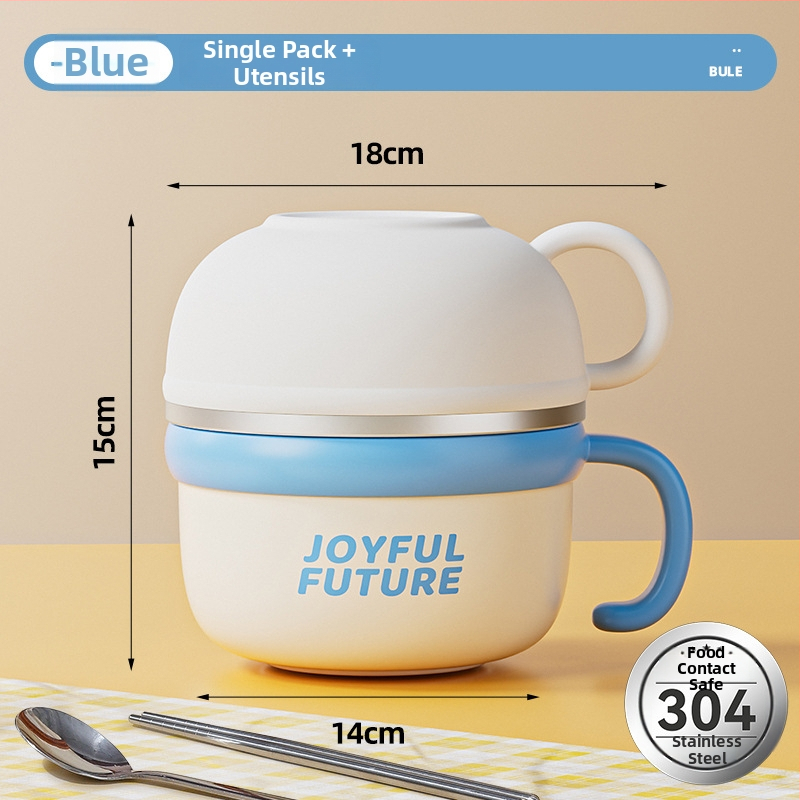 Izoliacinė nerūdijančio plieno pietų dėžutė su dangčiu, dviejų sluoksnių, 304 nerūdijančio plieno, 1–2 L talpa, logotipo spausdinimas galimas