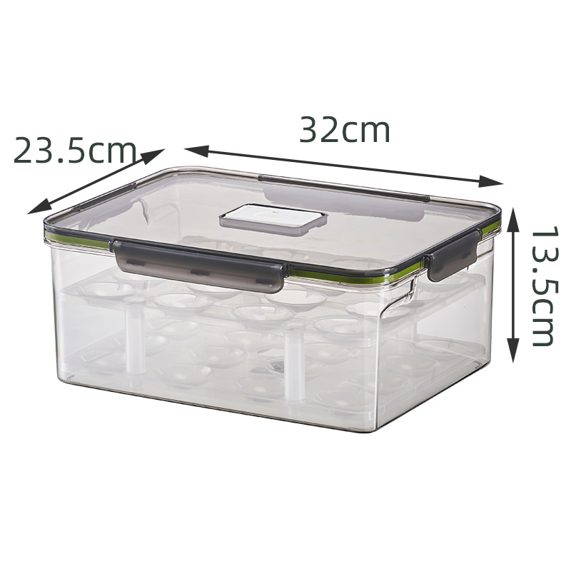 Кутия за съхранение на храна, пластмасова, квадратна форма, без изолация, капацитет 1–4 л, модерен минималистичен стил