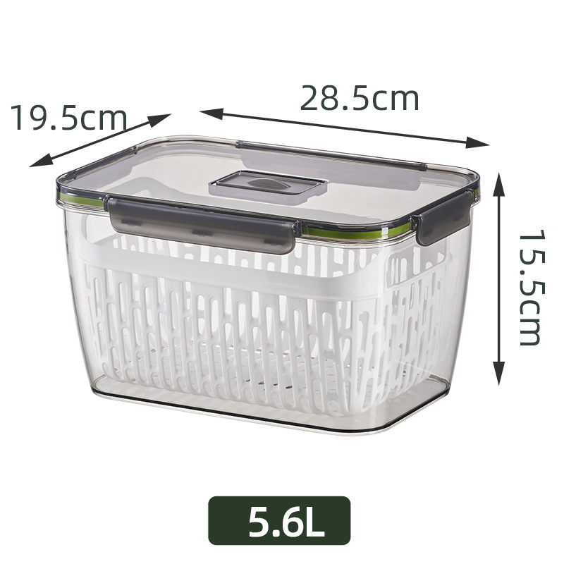 Кутия за съхранение на храна, пластмасова, квадратна форма, без изолация, капацитет 1–4 л, модерен минималистичен стил