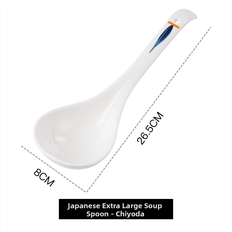 Keramická lyžička na polievku s kvetinovým vzorom, retro štýl, tlač loga.