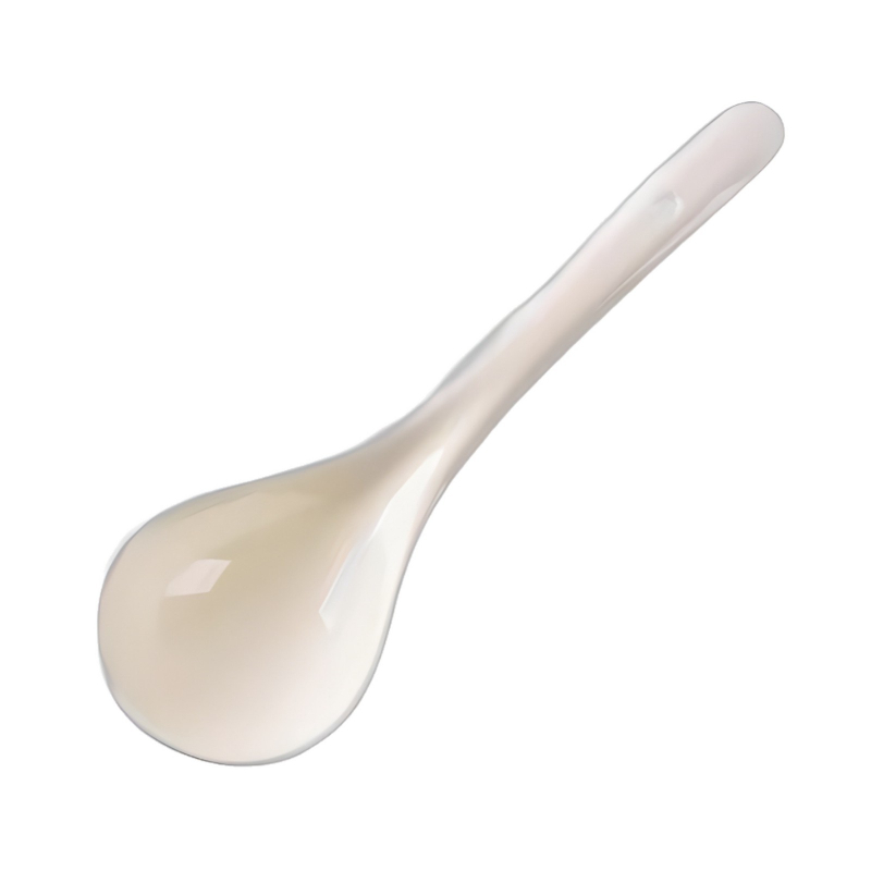 Sada keramických lyžíc na polievku, minimalistický štýl, AB-1452, vhodná na polievku a ryžovú kašu