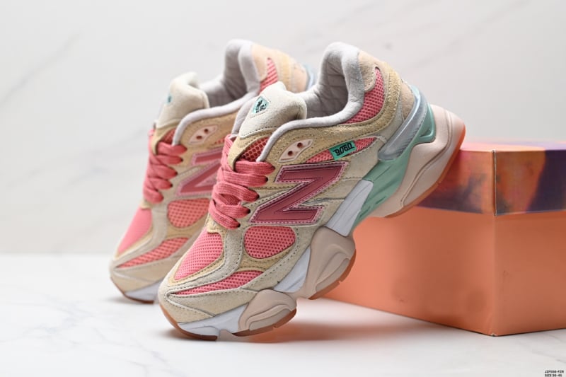 NB9060 futócipő Kis Elefánt Mintával – Uniszex, hálós felsőrész, PU talpbetét