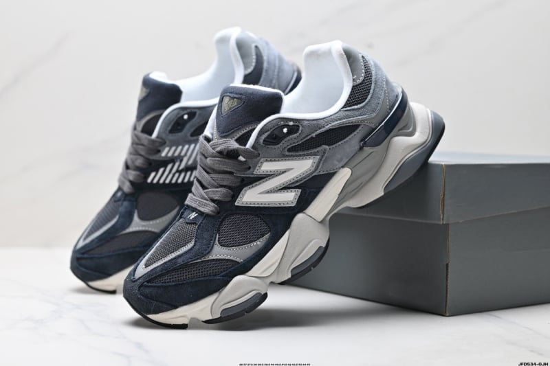 NB9060 futócipő Kis Elefánt Mintával – Uniszex, hálós felsőrész, PU talpbetét