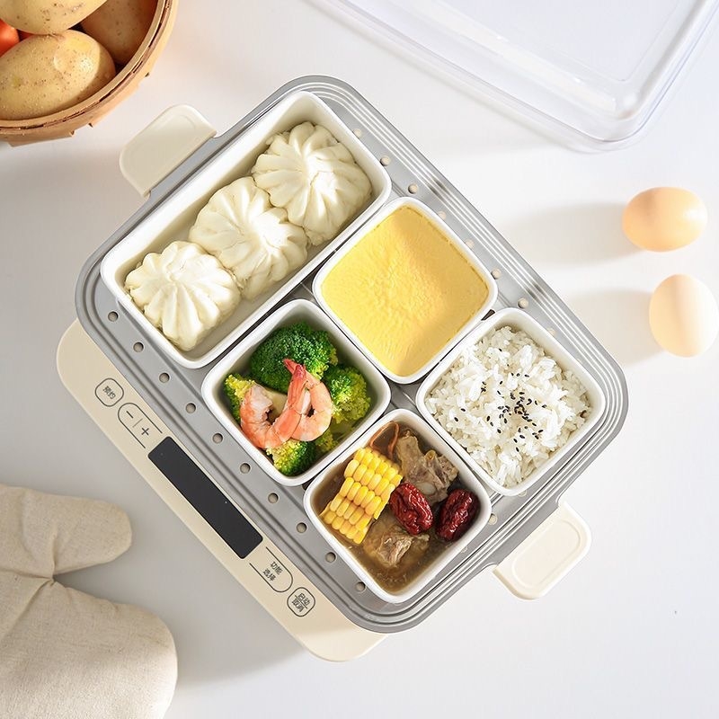 Πορσελάνινο τετράγωνο μπολ ατμοποίησης, ασφαλές για φούρνο μικροκυμάτων, με δυνατότητα εκτύπωσης λογοτύπου