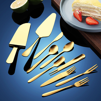 Sanrui set nož, vilica i žlica od nehrđajućeg čelika s oglednim poliranjem