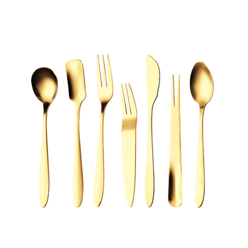 Sanrui set nož, vilica i žlica od nehrđajućeg čelika s oglednim poliranjem