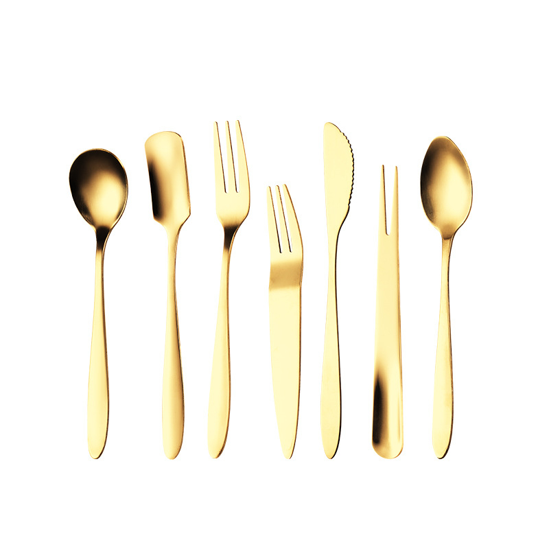 Sanrui set nož, vilica i žlica od nehrđajućeg čelika s oglednim poliranjem