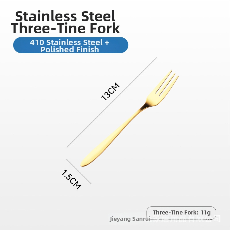 Sanrui sada noža, vidličky a lyžice z nerezovej ocele s lesklým povrchom