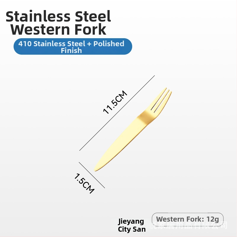 Sanrui sada noža, vidličky a lyžice z nerezovej ocele s lesklým povrchom