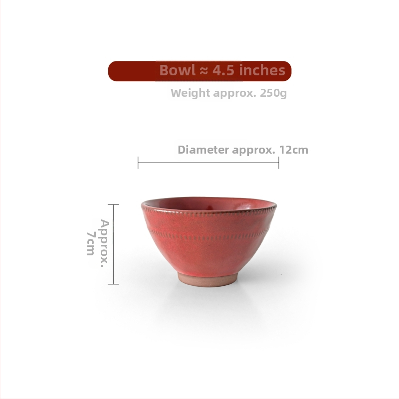 Miska na rezance Mishengyuan, keramická, guľatá, svetlý luxusný retro štýl, farba pod glazúrou, priemer 18–18,9 cm