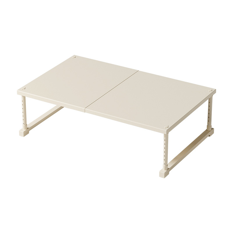 Kuhinjska proširiva polica za pohranu ispod sudopera, višeslojni organizator, od ugljičnog čelika