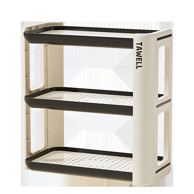 Plastmasinis puodelių laikiklis, daugiasluoksnis, šiuolaikiškas minimalistinis stilius, daugiafunkcinis