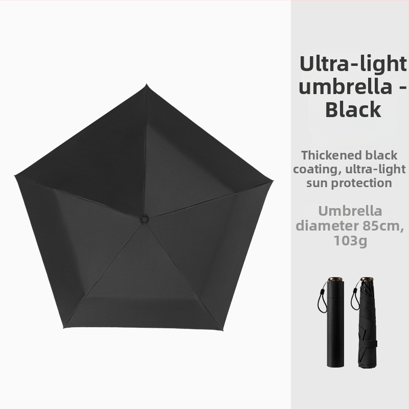 Pliiatsikujuline vihmavari, ülilihtne disain, Vinyl 190T kangas, alumiiniumvars, plastikust käepide, käsitsi avamine/sulgemine, UPF > 50