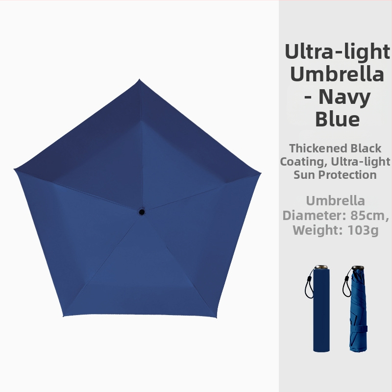 Pliiatsikujuline vihmavari, ülilihtne disain, Vinyl 190T kangas, alumiiniumvars, plastikust käepide, käsitsi avamine/sulgemine, UPF > 50