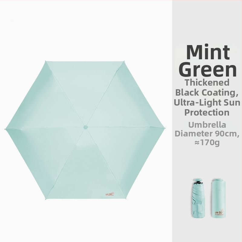 Pliiatsikujuline vihmavari, ülilihtne disain, Vinyl 190T kangas, alumiiniumvars, plastikust käepide, käsitsi avamine/sulgemine, UPF > 50