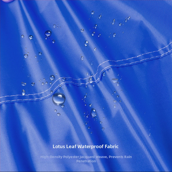 Elektriskā transportlīdzekļa lietus pončo, Oxford audums, 2,3 mm biezums, ūdensizturīgs PVC līmes slānis, logotipa apdruka iespēja, pielāgošana
