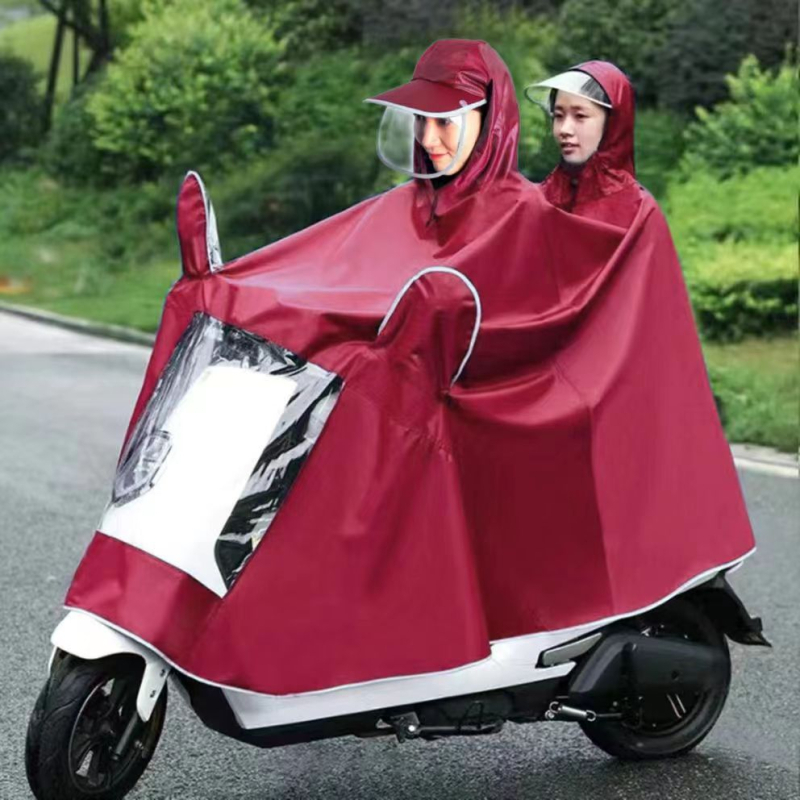 Αδιάβροχο πανωφόρι για ηλεκτρικό μοτοποδήλατο, Oxford ύφασμα, πάχος 2,3 mm, υδατοαπωθητικό στρώμα PVC κόλλα, δυνατότητα εκτύπωσης λογότυπου, προσαρμογή