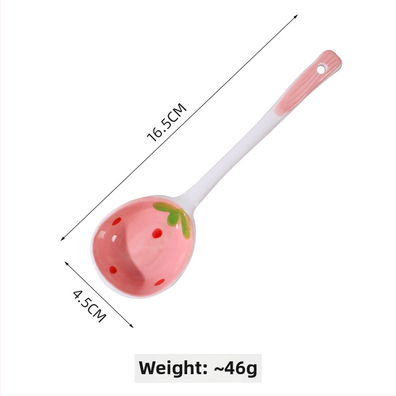 Sada porcelánových misiek a tanierov s jahodovým vzorom, kruhový tvar, vhodné do mikrovlnnej rúry, pod glazúrou