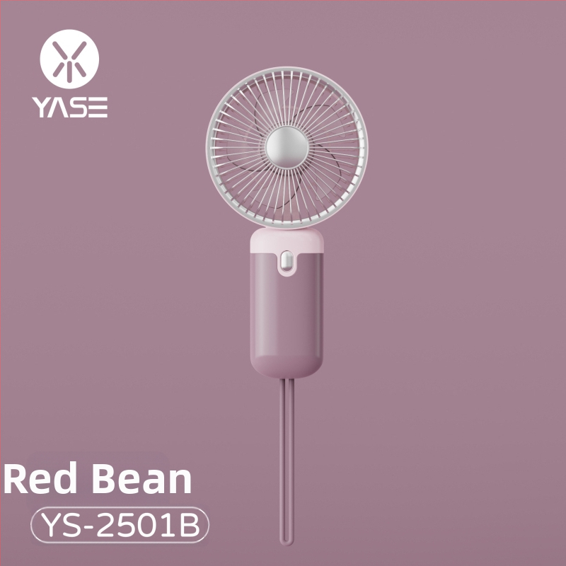 Rankinis USB ventiliatorius — 3 mentelės, įmontuota 100–300 mAh baterija, triukšmas mažesnis nei 36 dB, USB maitinimas