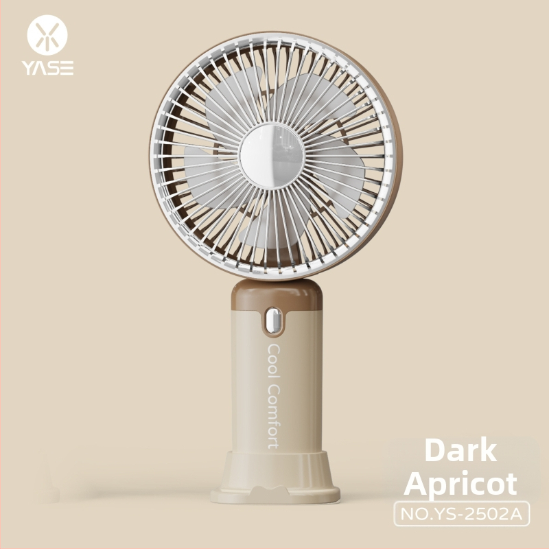 Rankinis USB ventiliatorius — 3 mentelės, įmontuota 100–300 mAh baterija, triukšmas mažesnis nei 36 dB, USB maitinimas