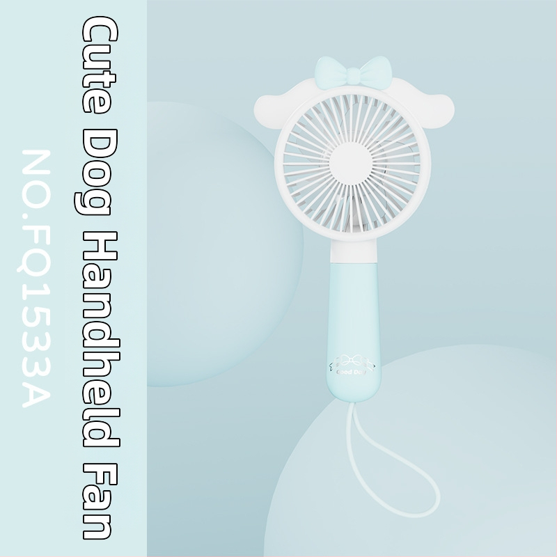 Rankinis USB ventiliatorius — 3 mentelės, įmontuota 100–300 mAh baterija, triukšmas mažesnis nei 36 dB, USB maitinimas