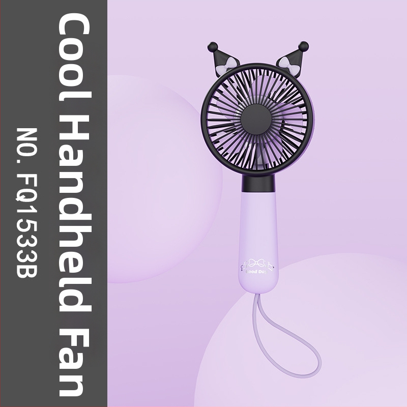 Rankinis USB ventiliatorius — 3 mentelės, įmontuota 100–300 mAh baterija, triukšmas mažesnis nei 36 dB, USB maitinimas