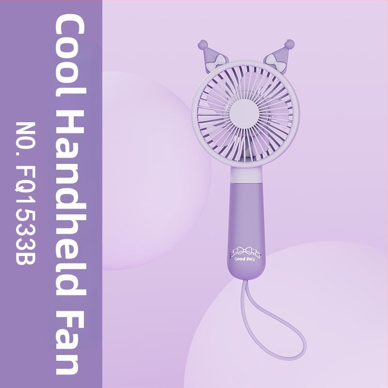 Rankinis USB ventiliatorius — 3 mentelės, įmontuota 100–300 mAh baterija, triukšmas mažesnis nei 36 dB, USB maitinimas