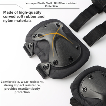 Set protecții pentru genunchi și coate, camuflaj tactic, antrenament de vară, protecție TPU/EVA pentru alpinism și ciclism