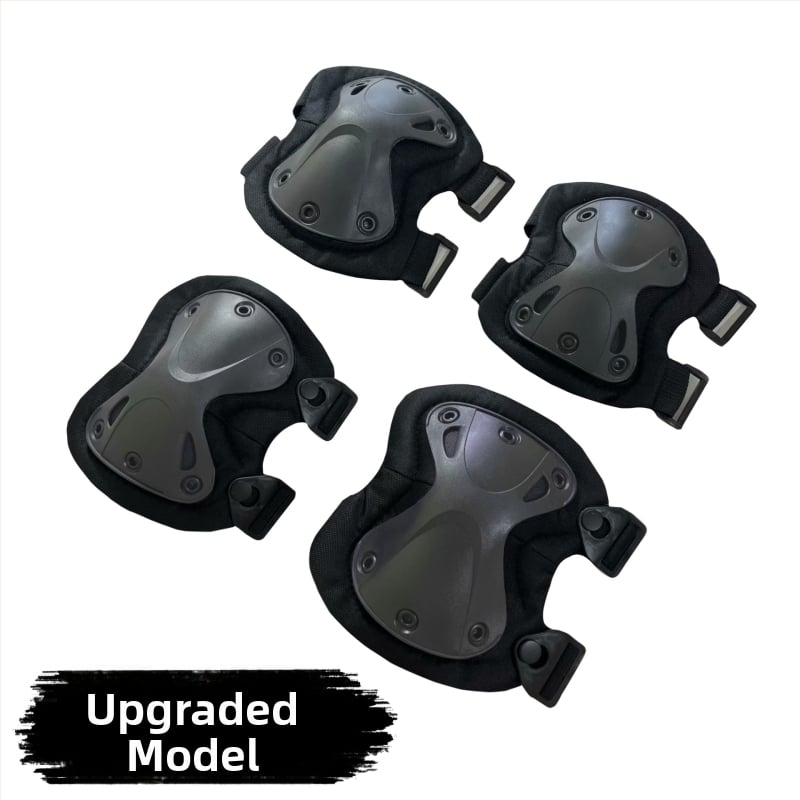 Set protecții pentru genunchi și coate, camuflaj tactic, antrenament de vară, protecție TPU/EVA pentru alpinism și ciclism