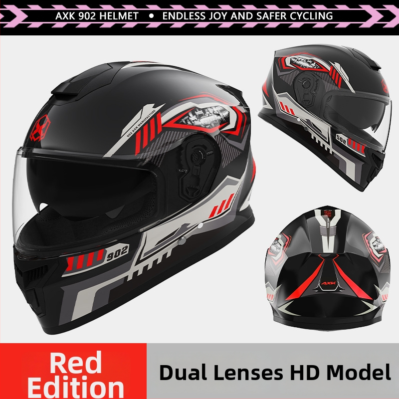 Pilno veido motociklo šalmas suaugusiems – nuo rūko, visoms sezonoms, polipropilenas (PP), tinkama kasdieniam važiavimui ir elektriniam motociklui