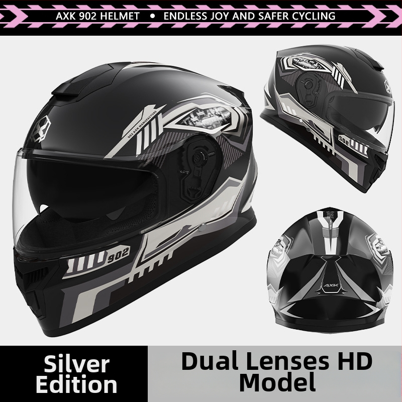 Pilno veido motociklo šalmas suaugusiems – nuo rūko, visoms sezonoms, polipropilenas (PP), tinkama kasdieniam važiavimui ir elektriniam motociklui