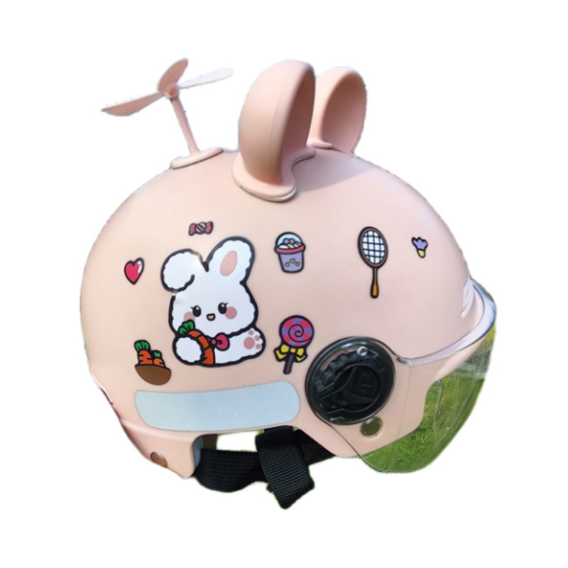 Cască pentru copii (ABS, tip semicască, certificat 3C) pentru vârsta 3–8 ani, potrivită pentru trotinete electrice și biciclete, utilizare în toate anotimpurile.