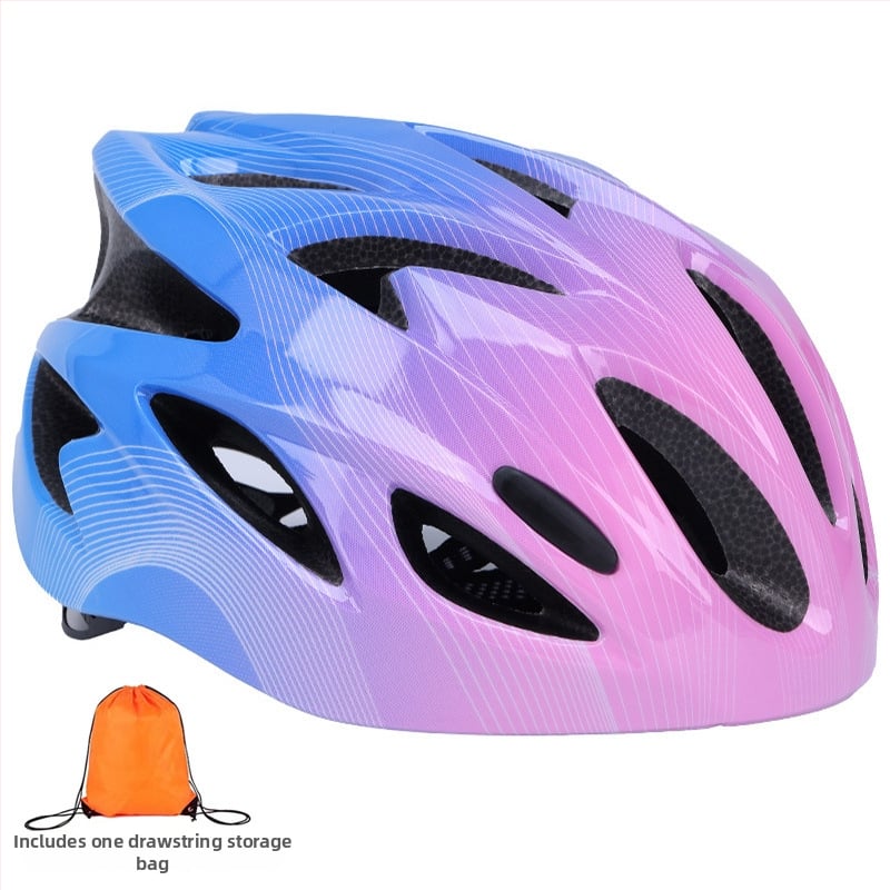 Bērnu velosipēdu ķivere, unisex, gradienta raksts, kods Ettk-7