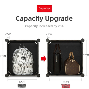 Šatníková úložná skriňa – matný štýl, PP materiál, stojací montáž, potrebná montáž, nosnosť 5 kg na priehradku