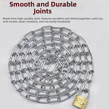 Grandinės spyna dviratiniams ir elektriniams dviračiams, galvanizuota geležis, Amerikos stilius, modelis 10000, produkto kodas F79S8H89JTM65M