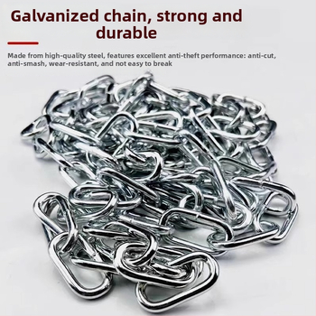 Grandinės spyna dviratiniams ir elektriniams dviračiams, galvanizuota geležis, Amerikos stilius, modelis 10000, produkto kodas F79S8H89JTM65M