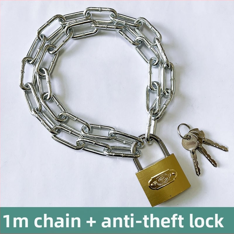 Grandinės spyna dviratiniams ir elektriniams dviračiams, galvanizuota geležis, Amerikos stilius, modelis 10000, produkto kodas F79S8H89JTM65M