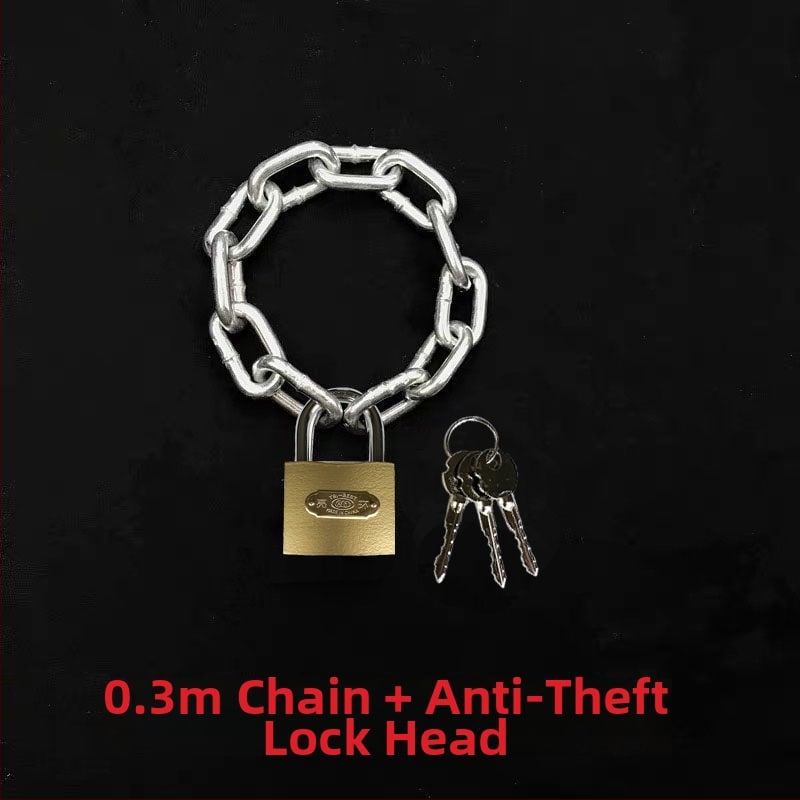 Grandinės spyna dviratiniams ir elektriniams dviračiams, galvanizuota geležis, Amerikos stilius, modelis 10000, produkto kodas F79S8H89JTM65M