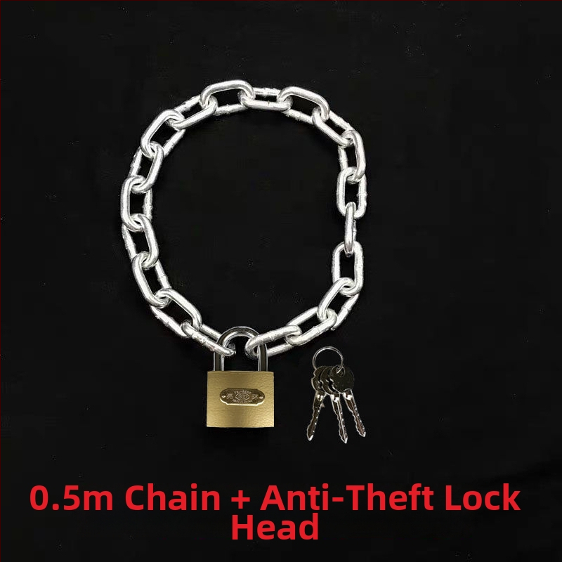 Grandinės spyna dviratiniams ir elektriniams dviračiams, galvanizuota geležis, Amerikos stilius, modelis 10000, produkto kodas F79S8H89JTM65M