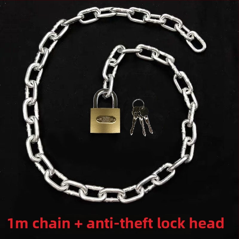 Grandinės spyna dviratiniams ir elektriniams dviračiams, galvanizuota geležis, Amerikos stilius, modelis 10000, produkto kodas F79S8H89JTM65M