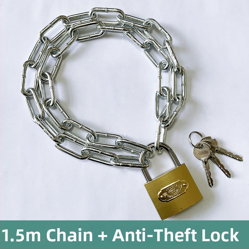 Grandinės spyna dviratiniams ir elektriniams dviračiams, galvanizuota geležis, Amerikos stilius, modelis 10000, produkto kodas F79S8H89JTM65M