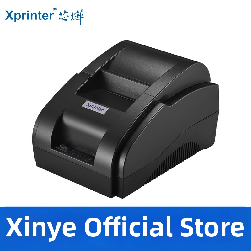 Xinyan XP-58IIH termikus nyugta printer, 58 mm nyomtatási szélesség, 203dpi, 90 mm/s, USB/Bluetooth, 60 mm papírtekercs kapacitás