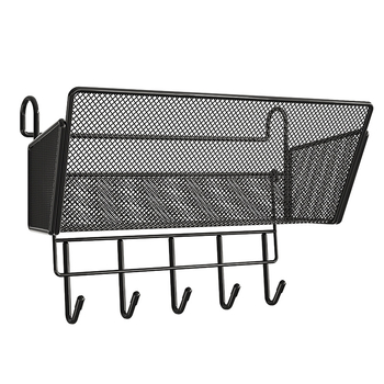 Metalni viseći organizator uz rub kreveta, 1 sloj, bez bušenja
