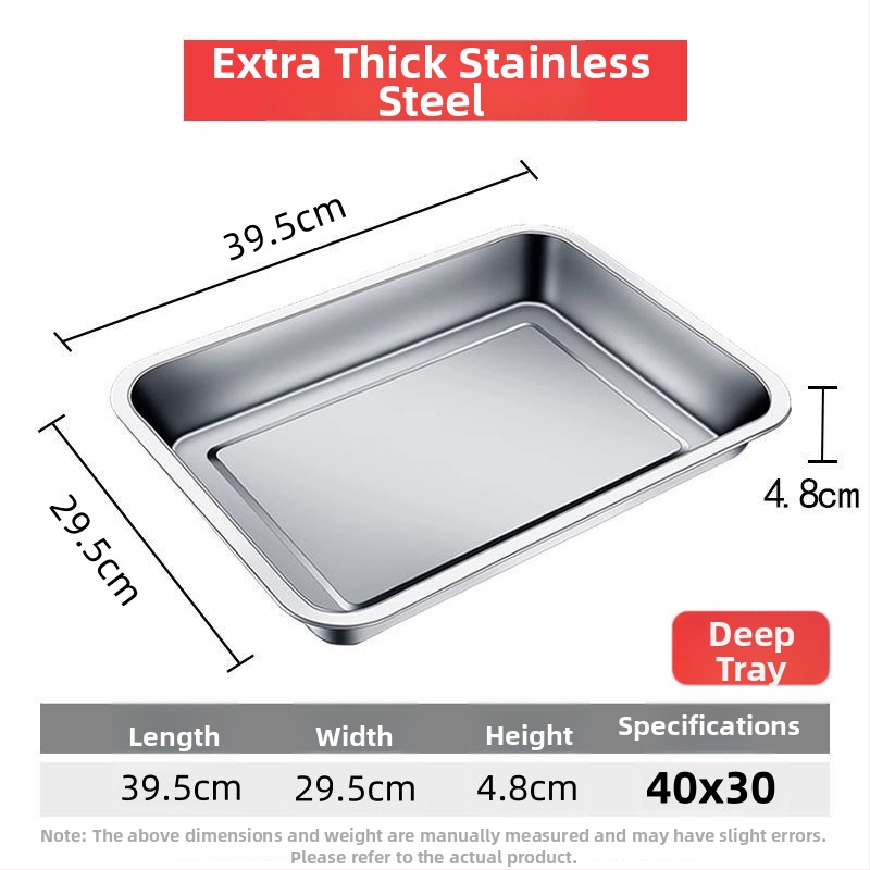 Xinrong Nehrđajući čelični četverokutni tanjur – jednobojni, modernistički minimalistički stil, prikladno za hotele i obroke, nije prikladno za mikrovalnu pećnicu